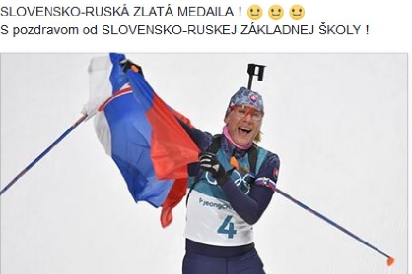 SLOVENSKO-RUSKÁ ZLATÁ MEDAILA !